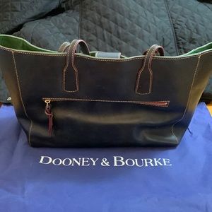 Dooney & Bourke black leather tote - new